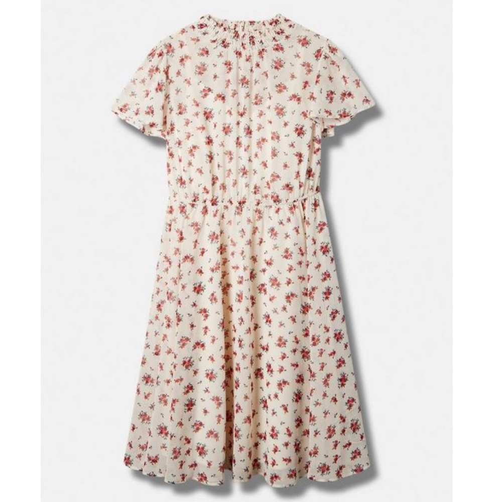 Mini Chiffon Smocked Dress